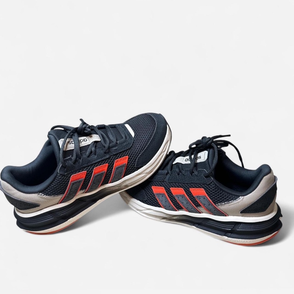 Adidas Black and Orange Athletic Shoes